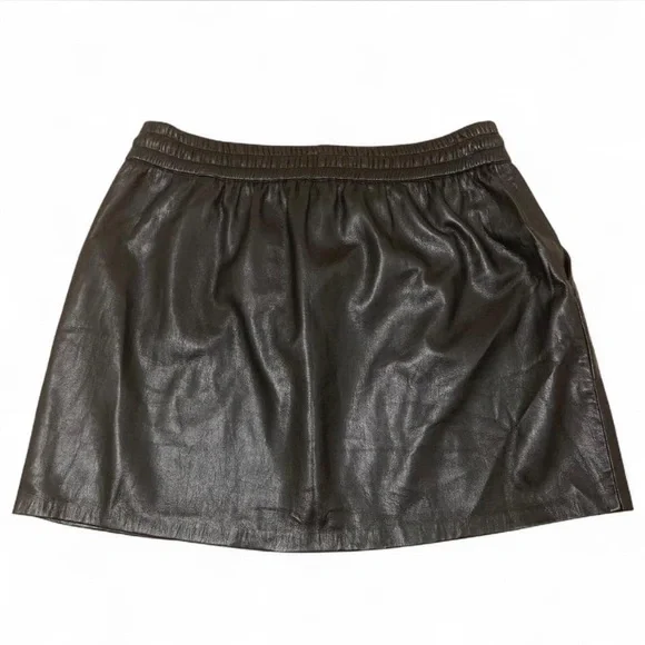 Good American Better Than Leather Faux Leather Mini Skirt, Summer Women’s Size 4 - Picture 5 of 7
